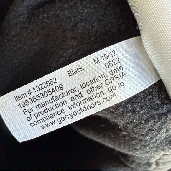 Gerry Boys' Medium 10/12 Performance Snow Pants with Removable Suspenders Slate - Picture 7 of 9